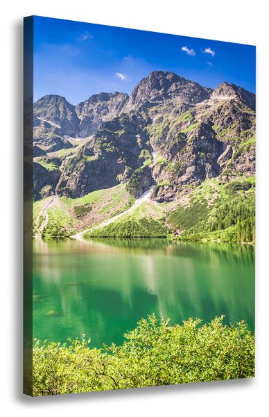 Vertikální Foto obraz na plátně Mořské oko Tatry ocv-148762187