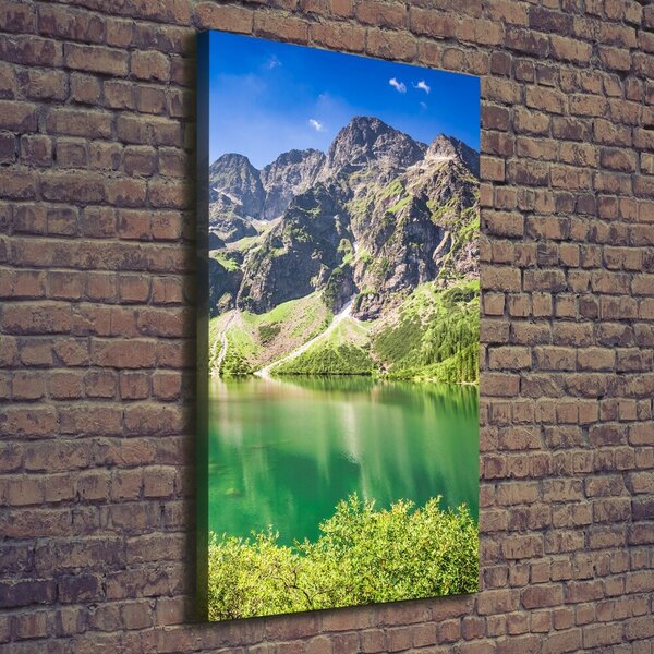 Vertikální Foto obraz na plátně Mořské oko Tatry ocv-148762187