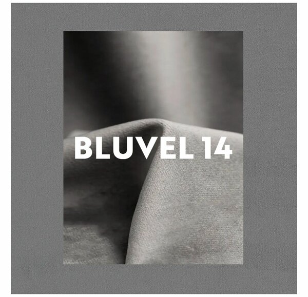 Signal Křeslo Carmen Velvet z masivu šedé/černé