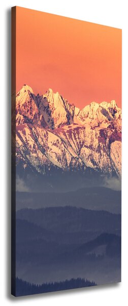 Vertikální Foto obraz na plátně Panorama Tatry ocv-158378613