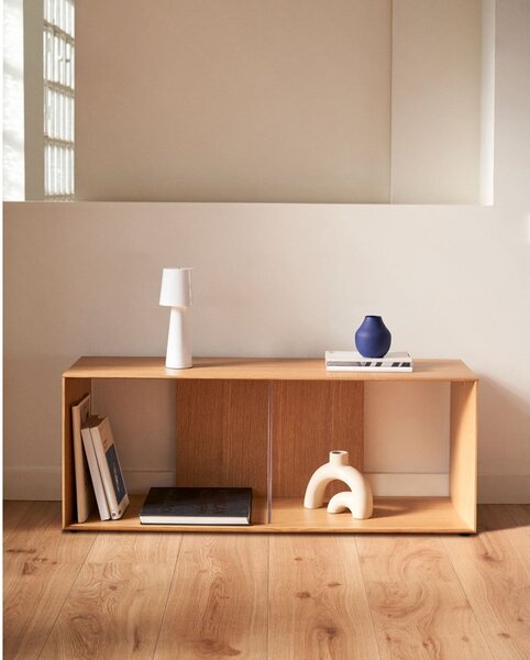 Modulární policový systém v dekoru dubu v přírodní barvě 101x38 cm Litto – Kave Home