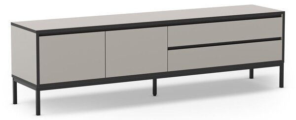 Šedo-béžový TV stolek 180x55 cm Lorenza – Marckeric