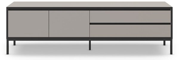 Šedo-béžový TV stolek 180x55 cm Lorenza – Marckeric