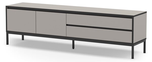 Šedo-béžový TV stolek 180x55 cm Lorenza – Marckeric