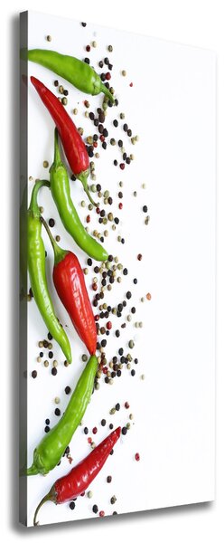 Vertikální Foto obraz na plátně Chilli papričky ocv-166768878
