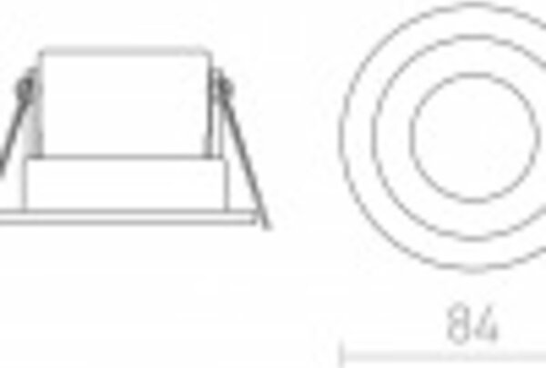 RED - DESIGN RENDL RENDL BELLA LED zápustná bílá 230V LED 11W IP65 3000K R13602