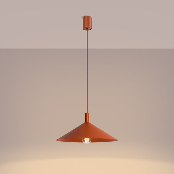 Sollux Lighting Závěsné svítidlo NOX 40 okrově červené