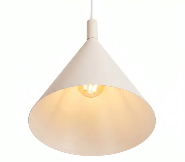 Sollux Lighting Závěsné svítidlo NOX 25 béžové