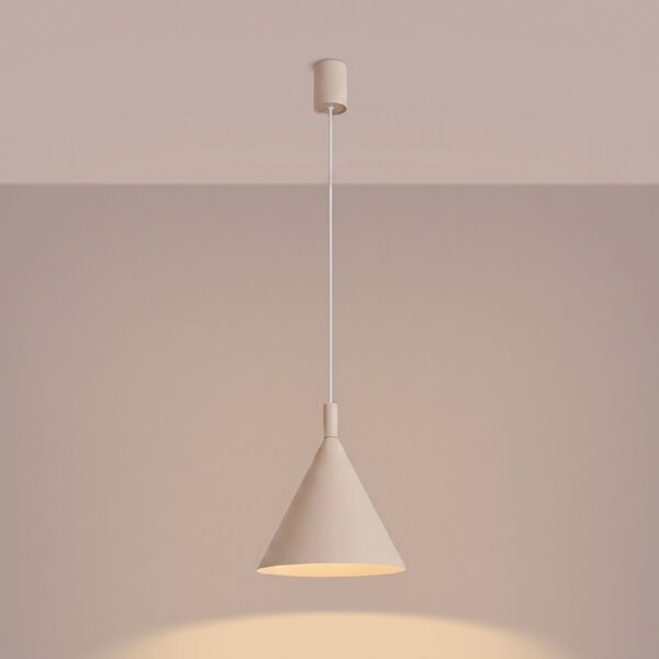 Sollux Lighting Závěsné svítidlo NOX 25 béžové