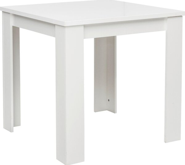 JÍDELNÍ STŮL, bílá, 80/75/80 cm Carryhome - Jídelní stoly