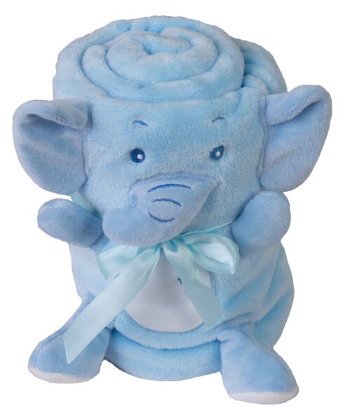Babymatex Deka WILLY 85x100 cm - Modrá Slon