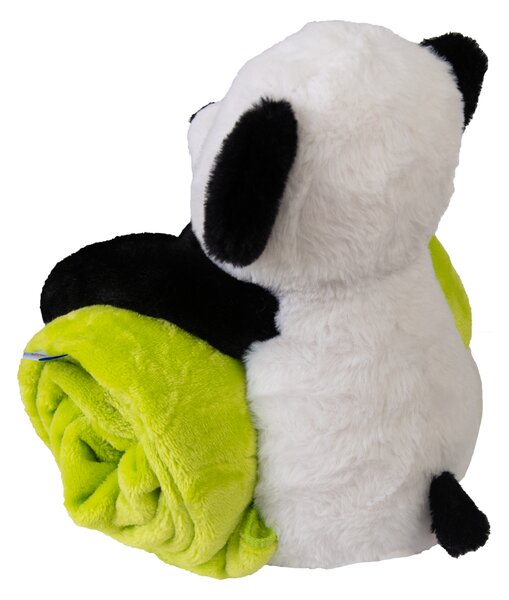 Babymatex Deka CAROL 85x100 cm - Zelená s plyšákem Panda