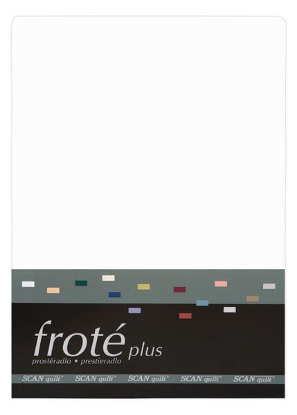 Napínací prostěradlo FROTÉ PLUS bílá 90 x 200 cm