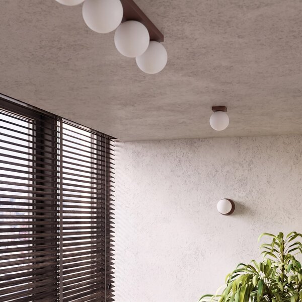 Sollux Lighting Nástěnné svítidlo YOLI 1 hnědé s vypínačem