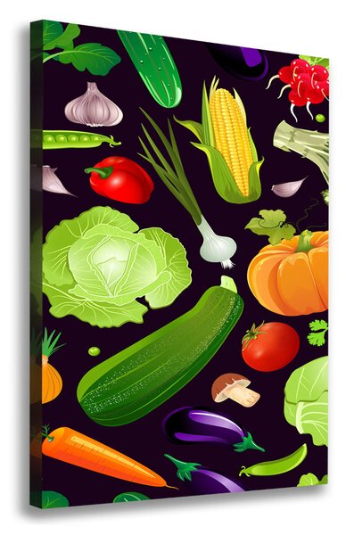 Vertikální Moderní obraz canvas na rámu Zelenina ocv-178769507