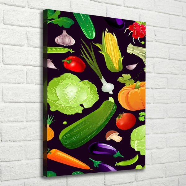 Vertikální Moderní obraz canvas na rámu Zelenina ocv-178769507