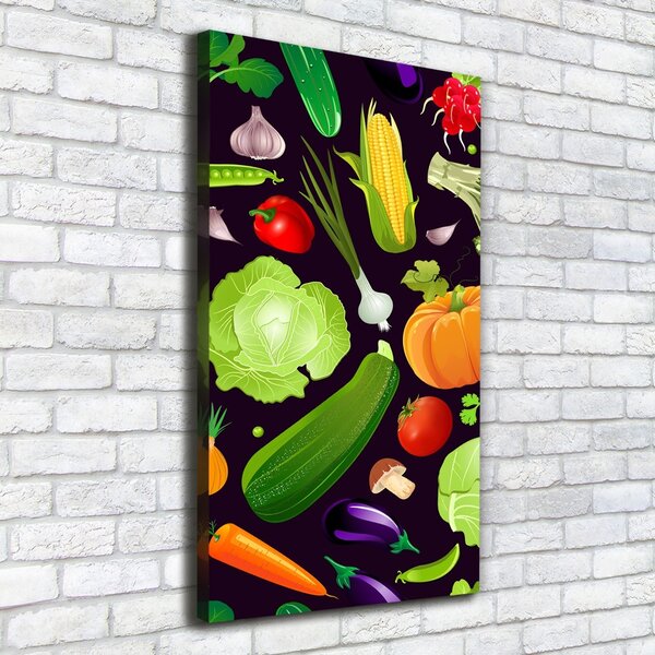 Vertikální Moderní obraz canvas na rámu Zelenina ocv-178769507