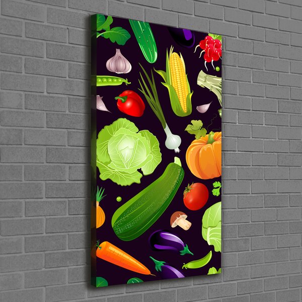 Vertikální Moderní obraz canvas na rámu Zelenina ocv-178769507