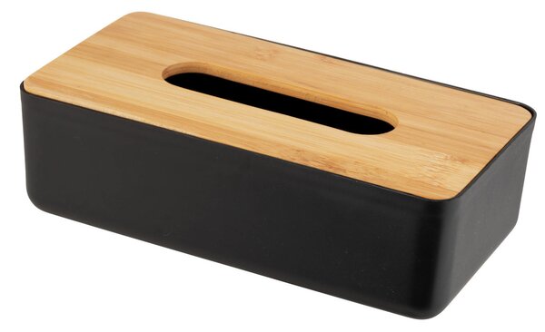 Box na papírové kapesniky ROTELLO, černý, WENKO