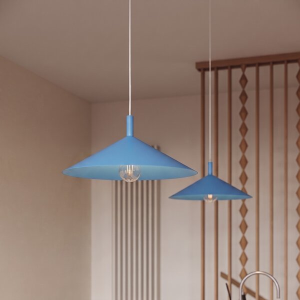 Sollux Lighting Závěsné svítidlo NOX 40 světle modré
