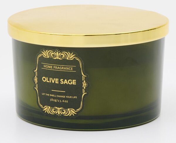 Sinsay - Vonná svíčka Olive Sage - tmavě zelená