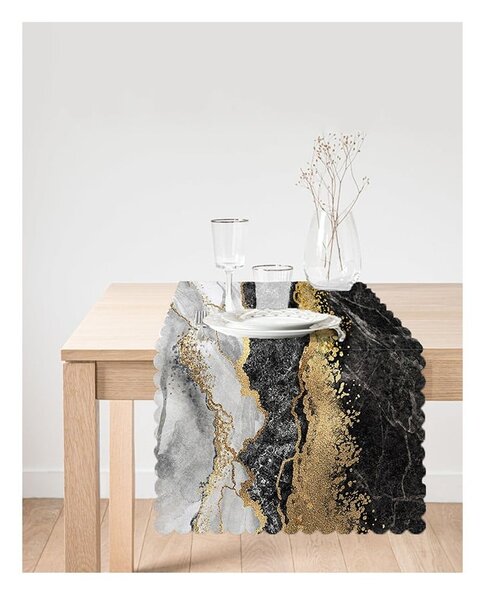 Běhoun na stůl 40x130 cm Marble – Minimalist Cushion Covers