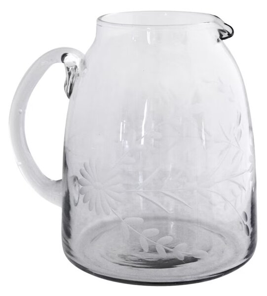 Skleněný džbán Etched Floral 1,8 l Strömshaga
