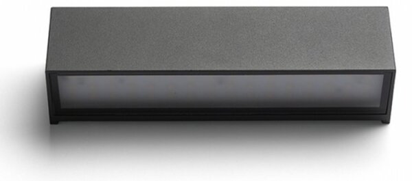 RED - DESIGN RENDL RENDL CAMARGUE nástěnná antracitová satinované sklo 230V LED 6W IP65 3000K R13641