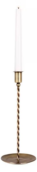 Kovový svícen Estelle Antique Brass 27 cm Strömshaga