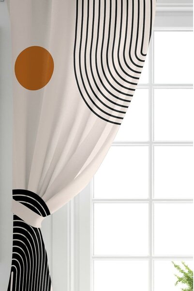 Béžové závěsy v sadě 2 ks 140x260 cm – Mila Home