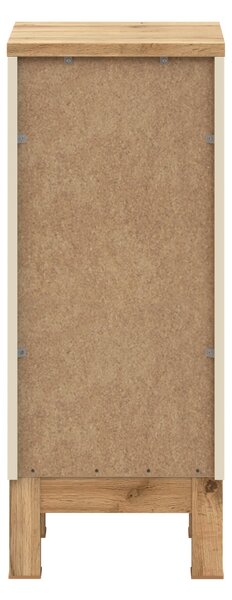 Comad Doplňková koupelnová skříňka nízká Bali Cashmere 35 kašmír/dub wotan
