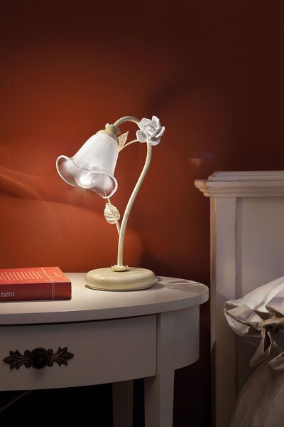 Ferroluce Retro stolní lampa SIENA, v. 29 cm, 1xE14