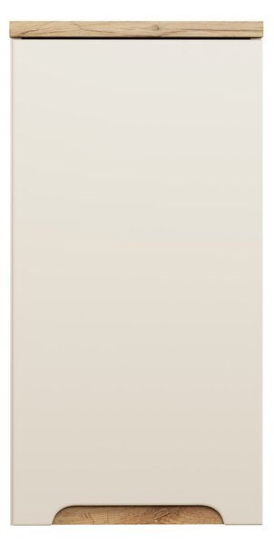 Comad Koupelnová skříňka závěsná horní Bali Cashmere 35 kašmír/dub wotan