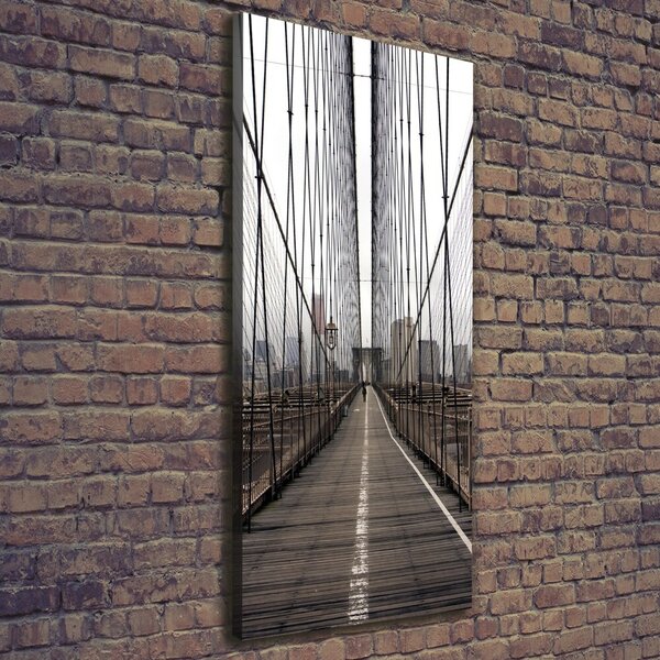 Vertikální Foto obraz na plátně Brooklynský most ocv-24812504