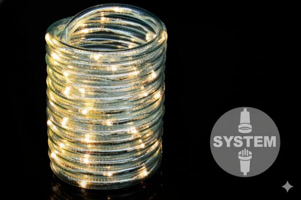DiLED světelný kabel 60 LED, teple bílá