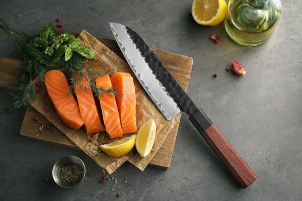 XinZuo Santoku HEZHEN PM8S 7"