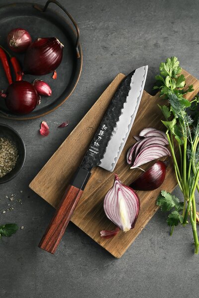 XinZuo Santoku HEZHEN PM8S 7"