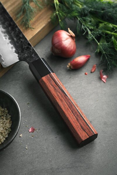 XinZuo Šéfkuchařský nůž HEZHEN PM8S 8,3"