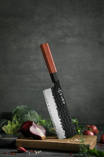 XinZuo Nakiri nůž HEZHEN PM8S 6,8"