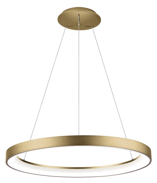 Led2 Závěsné LED svítidlo BELLA SLIM P-Z ø 78 cm Barva: Kávová, Teplota světla: 3000K/4000K, Stmívání, řízení: DALI/PUSH