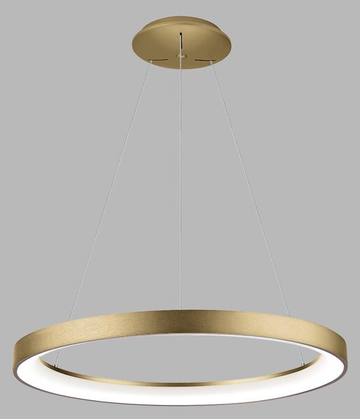 Led2 Závěsné LED svítidlo BELLA SLIM P-Z ø 78 cm Barva: Kávová, Teplota světla: 3000K/4000K, Stmívání, řízení: DALI/PUSH
