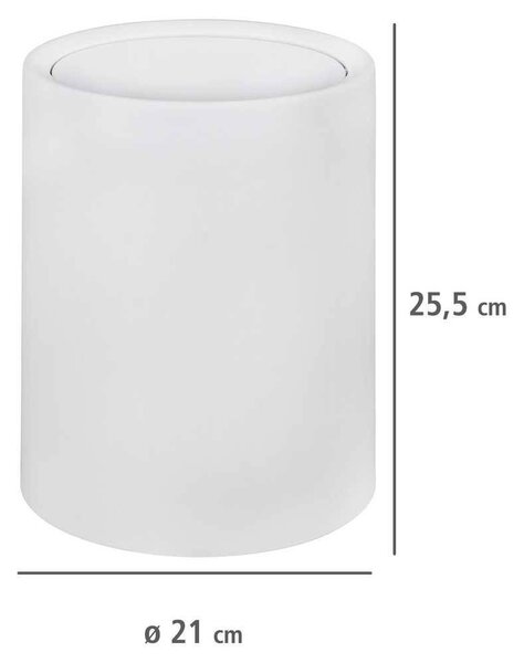 Koš na odpadky ATRI, 6 L, bílý, WENKO