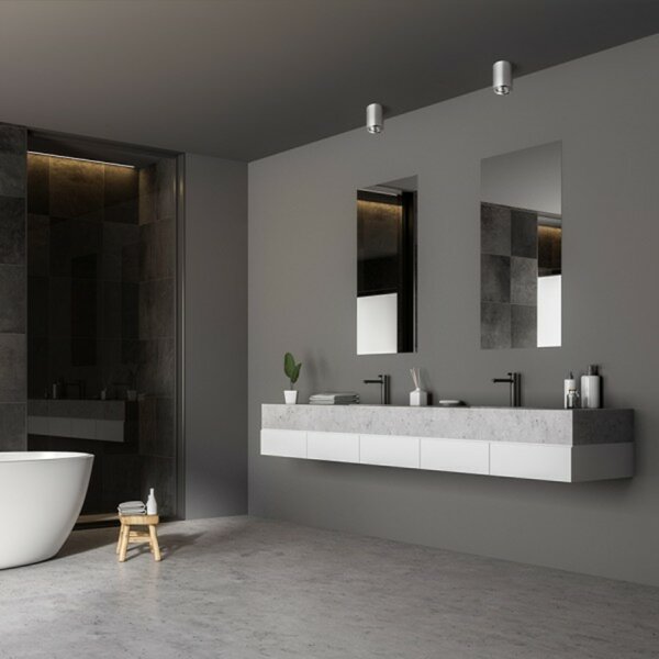 RED - DESIGN RENDL RENDL LOLA 88 stropní chrom 230V GU10 35W IP54 R13539