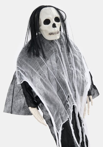 Sinsay - Halloweenská závěsná dekorace ve tvaru kostry - černá