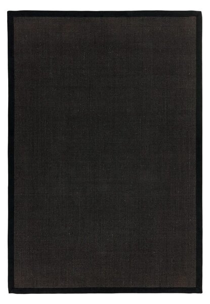 Černý koberec 180x120 cm Sisal - Asiatic Carpets