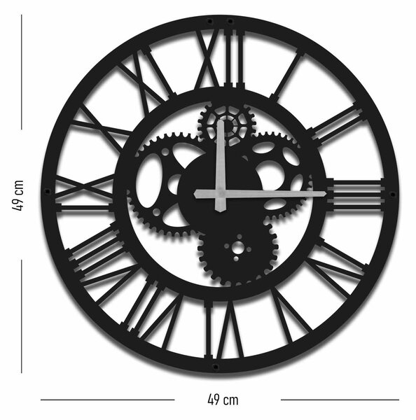 ASIR Nástěnné hodiny kov ORLOJ 49 x 49 cm