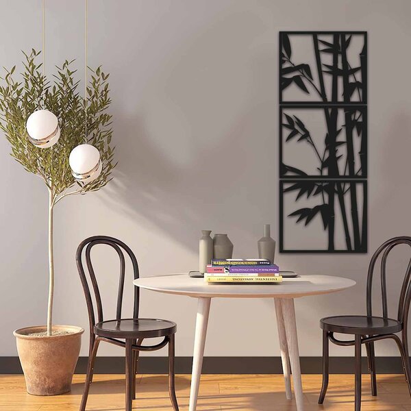 ASIR Nástěnná dekorace kov BABUS ZA OKNEM 49 x 124 cm