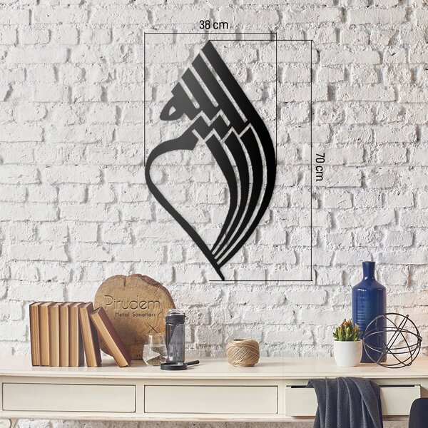 ASIR Nástěnná dekorace kov ZÁHADNÝ SYMBOL 38 x 70 cm