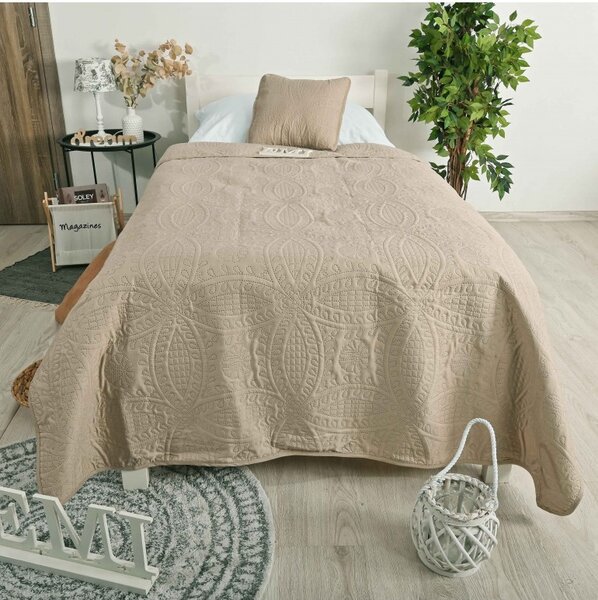 Přehoz na postel Lace EMI, 150x210 cm + 1x povlečení 40x40 cm