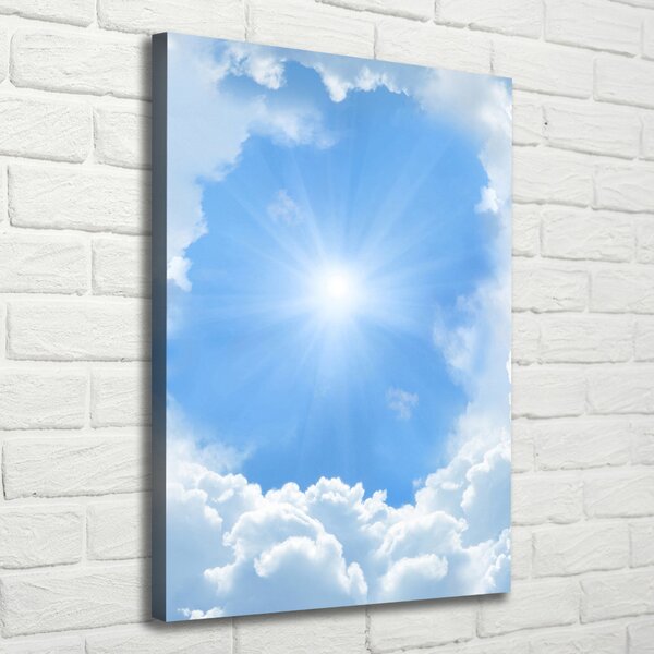Vertikální Foto obraz na plátně Mraky na nebi ocv-31494197